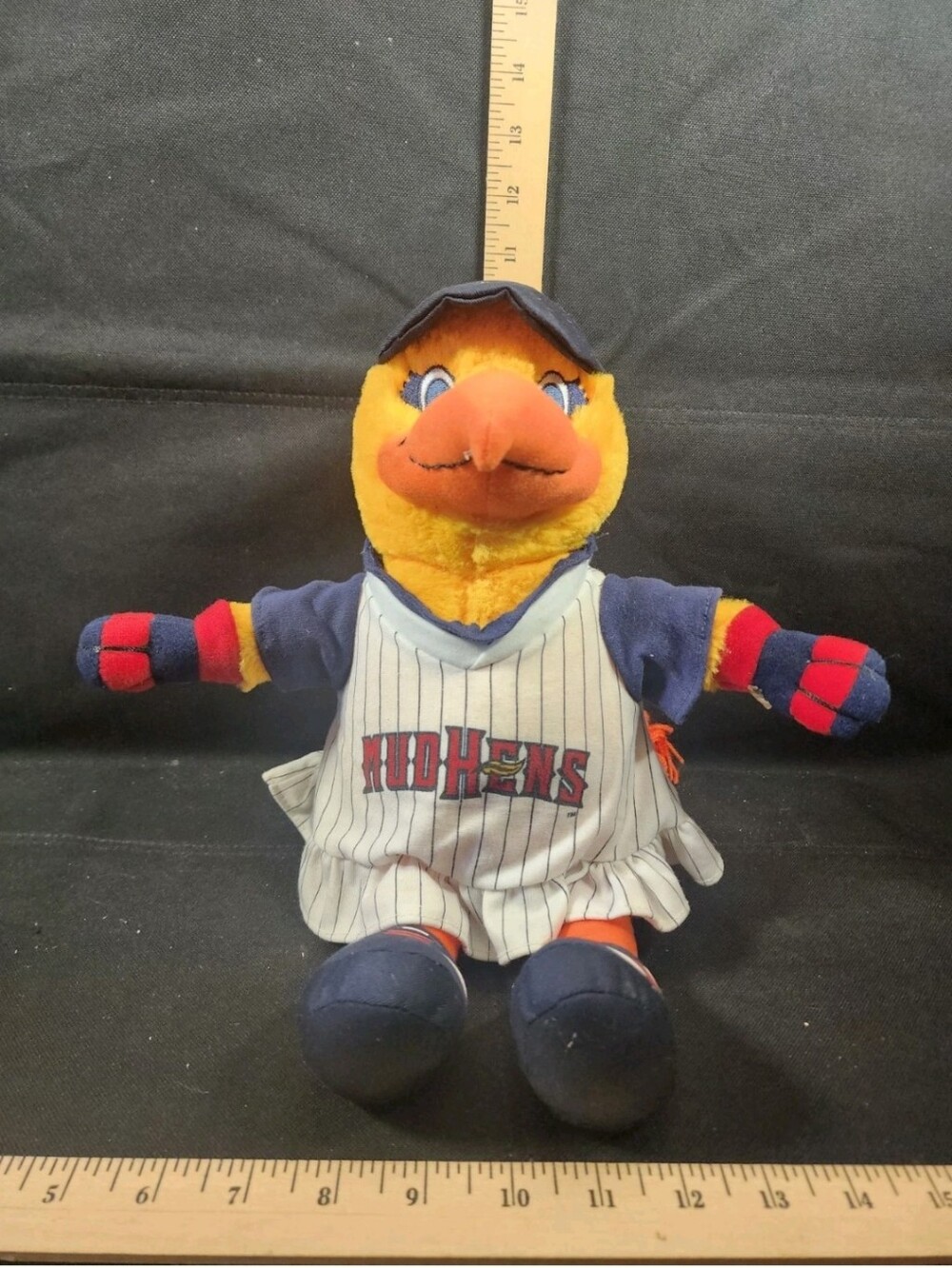 Vintage Toledo Mud Hens Muddona Team Maacot Plush Doll Stadium Giveaway New